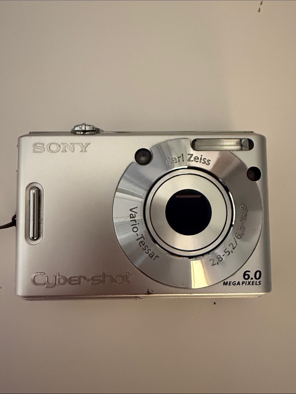 Sony Cyber-shot Silver Compact Digital Camera with Carl Zeiss Lens
